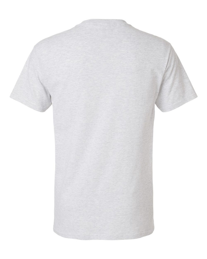 Rear View of Ash Gold Soft Touch T-Shirt - 4800