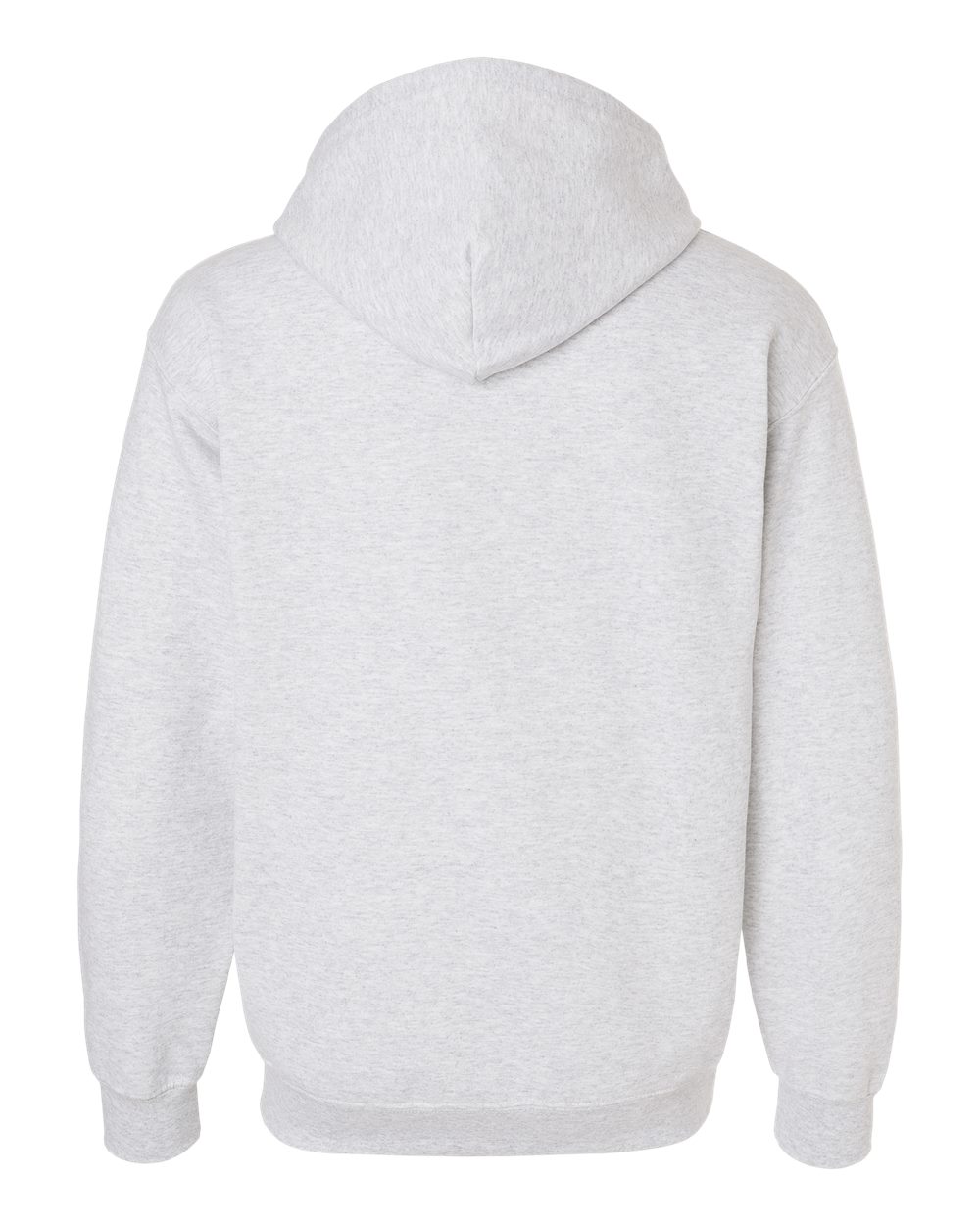 Rear View of Ash Heavy Blend™ Full-Zip Hooded Sweatshirt - 18600