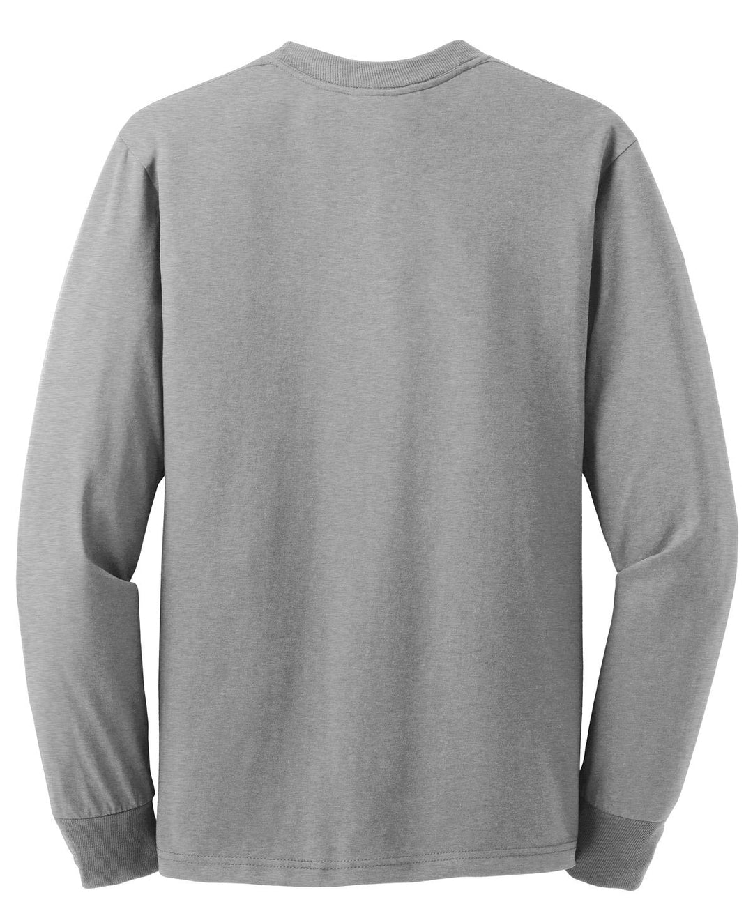 Rear View of Ash Jerzees - Dri-Power 50/50 Cotton/Poly Long Sleeve T-Shirt. 29LS