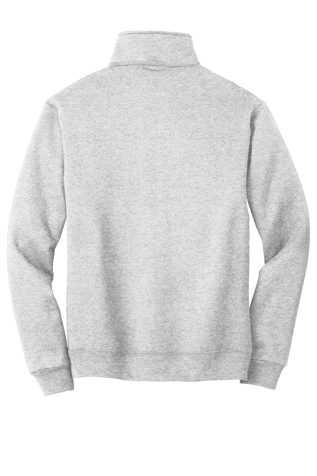 Rear View of Ash Jerzees Super Sweats NuBlend - 1/4-Zip Sweatshirt with Cadet Collar. 4528M