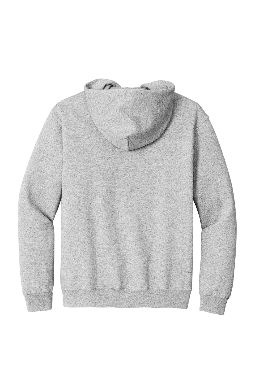 Rear View of Ash Jerzees Super Sweats NuBlend - Pullover Hooded Sweatshirt. 4997M