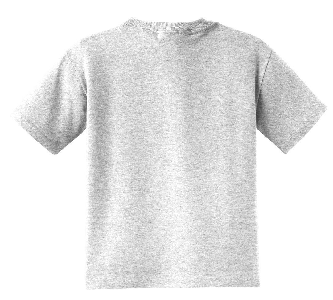 Rear View of Ash Jerzees - Youth Dri-Power 50/50 Cotton/Poly T-Shirt. 29B