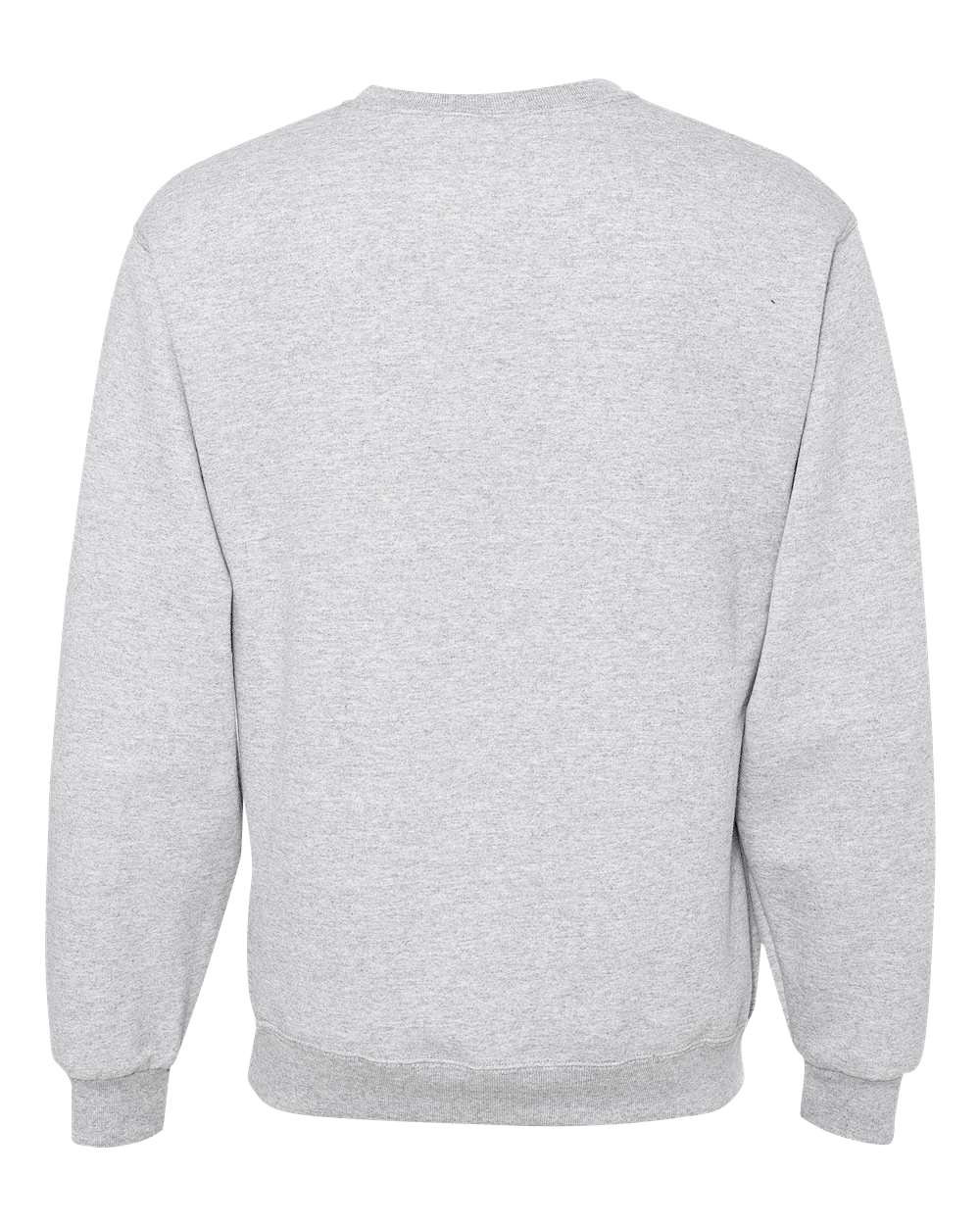 Rear View of Ash NuBlend® Crewneck Sweatshirt - 562MR