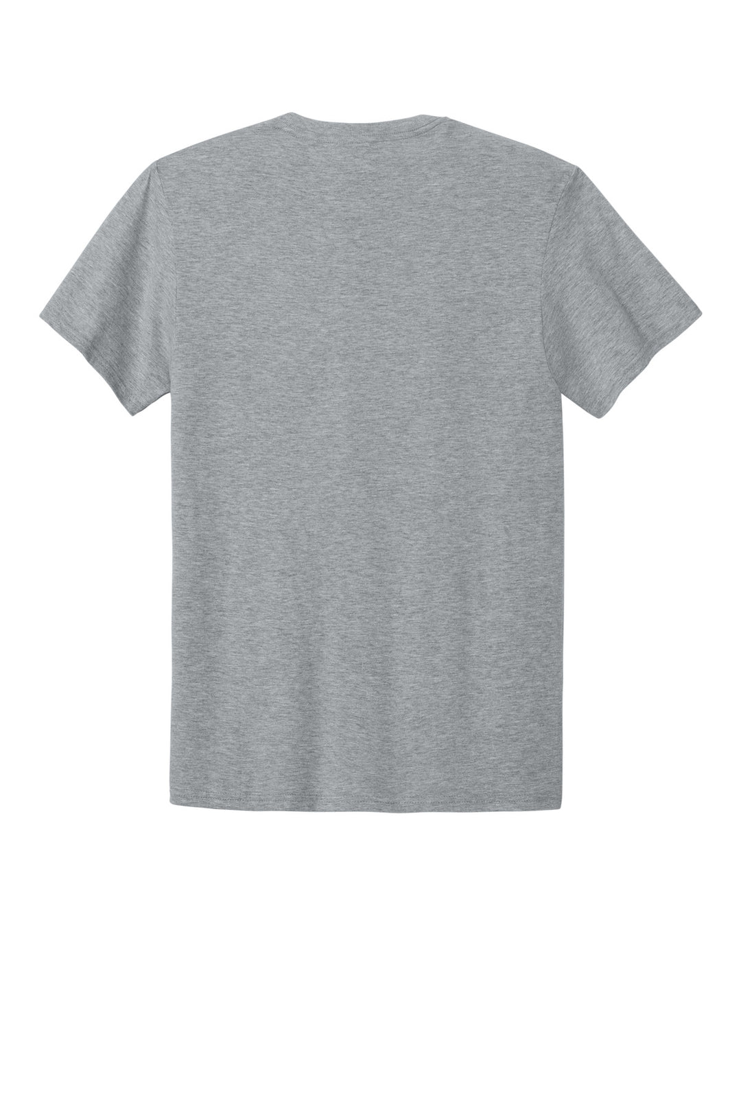 Rear View of Ath Heather Jerzees Classics Unisex Cotton T-Shirt 363M