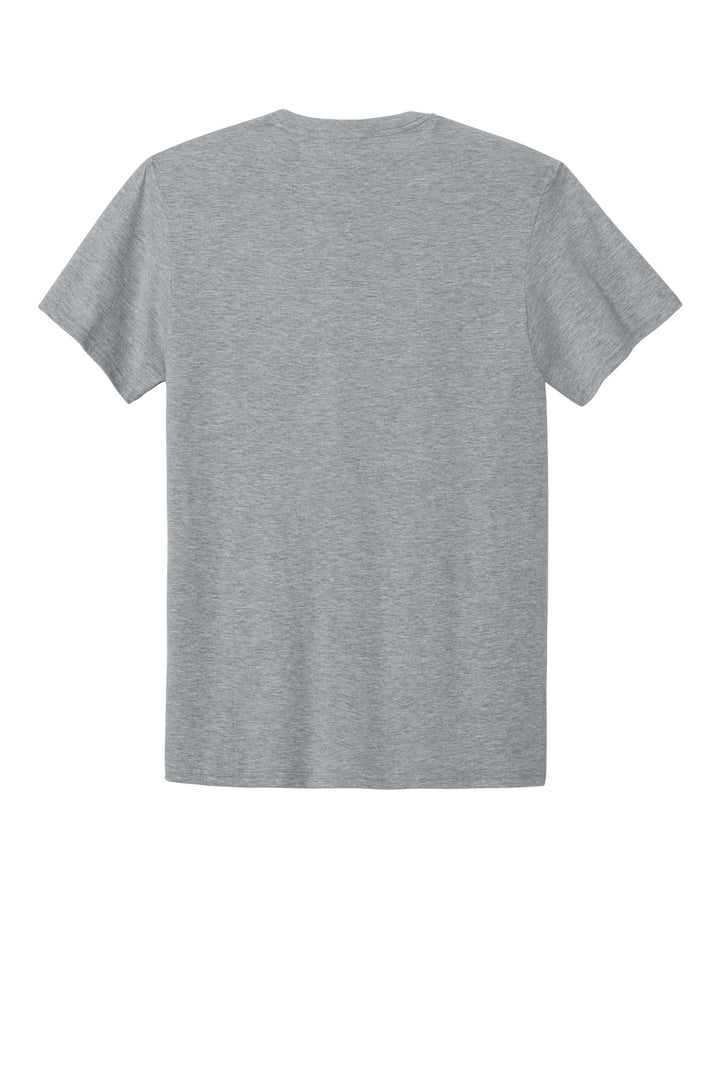 Rear View of Ath Heather Jerzees Classics Unisex Cotton T-Shirt 363M