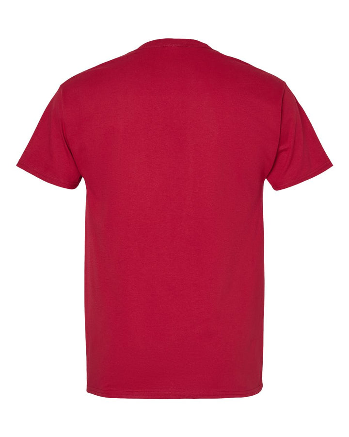 Rear View of Athletic Crimson Essential-T T-Shirt - 5280