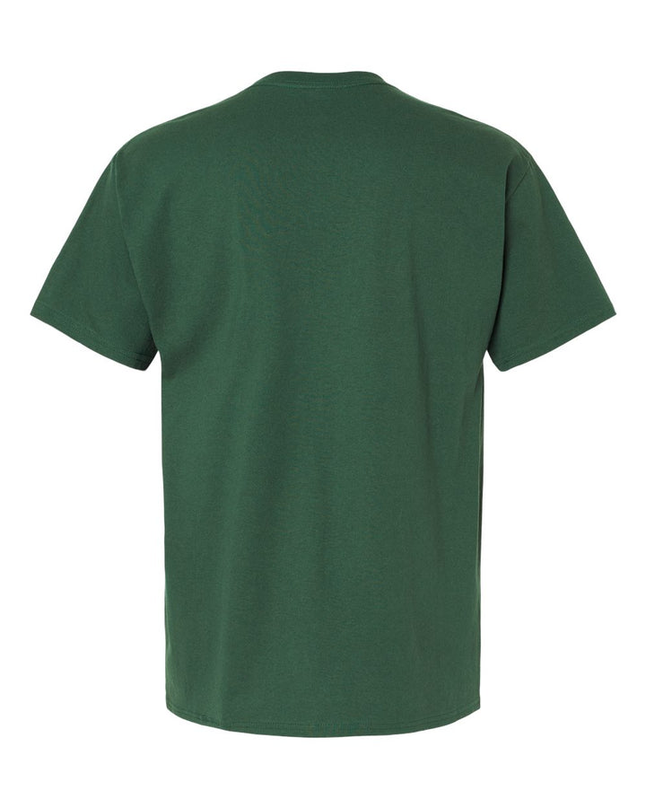 Rear View of Athletic Dark Green Essential-T T-Shirt - 5280