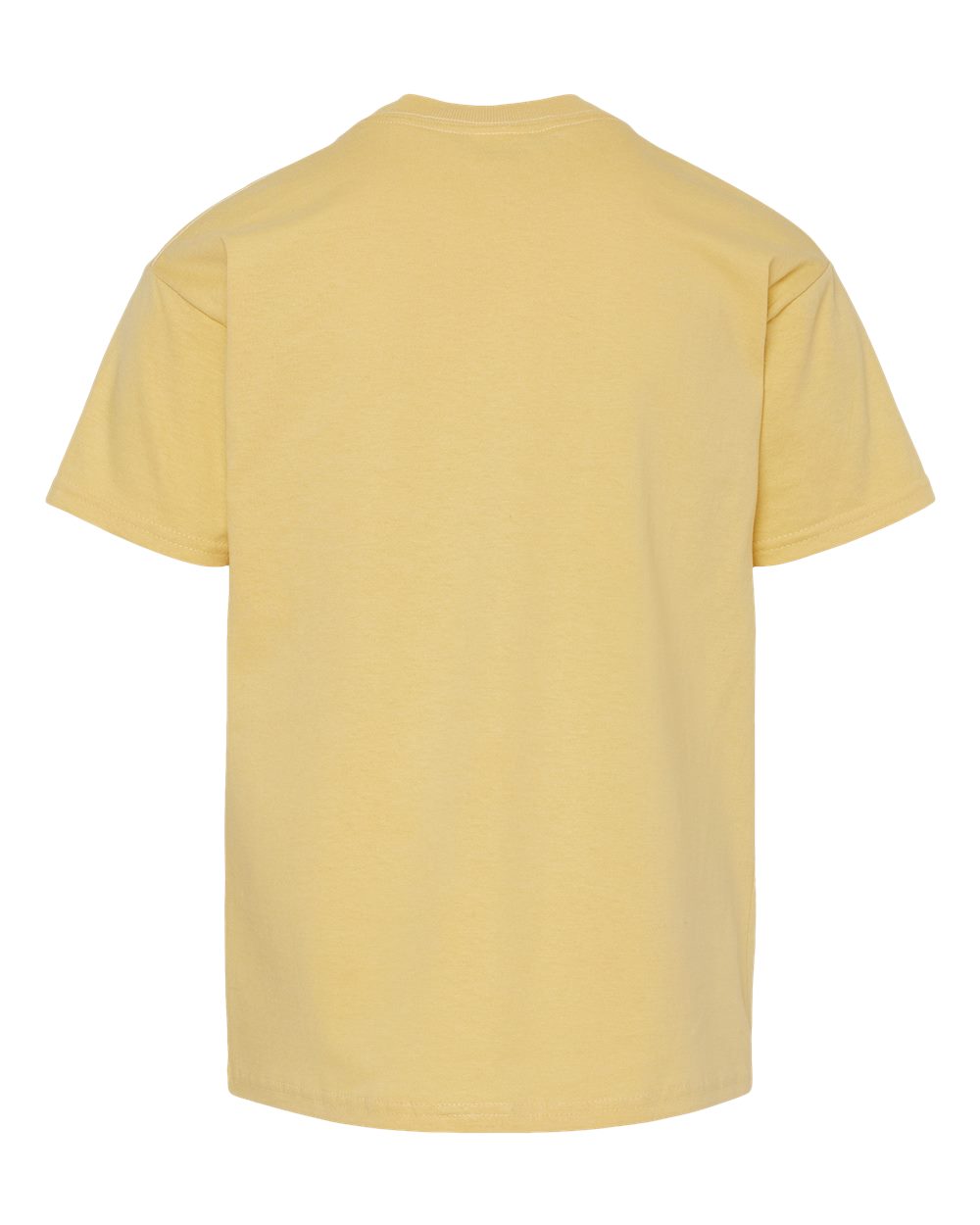 Rear View of Athletic Gold Essential-T Youth T-Shirt - 5480