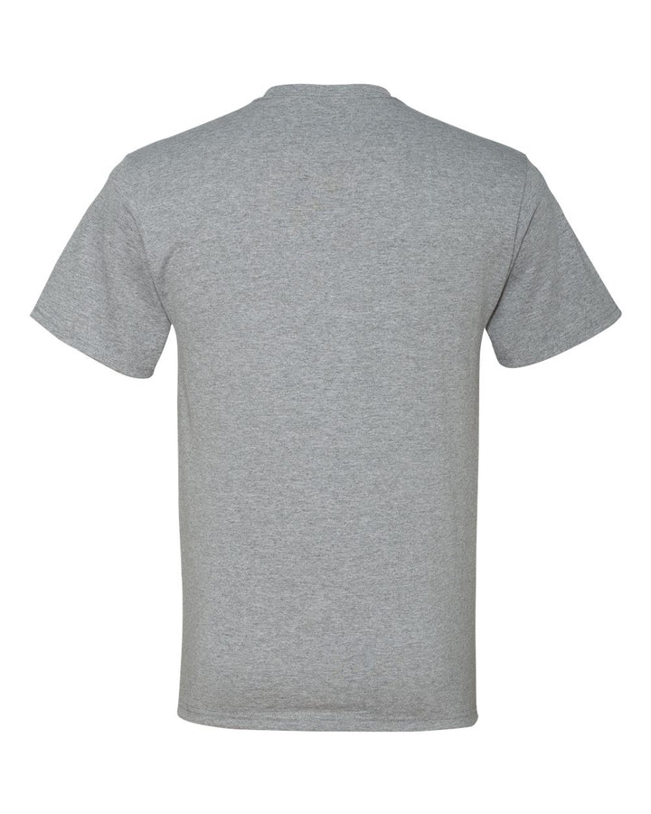 Rear View of Athletic Heather Dri-Power® 50/50 T-Shirt - 29MR
