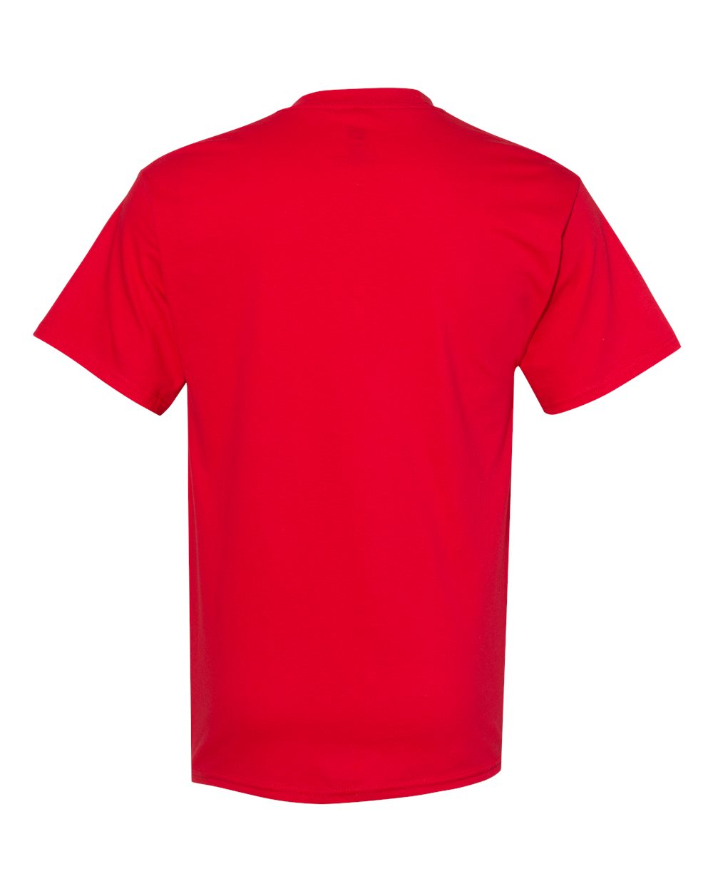 Rear View of Athletic Red Essential-T T-Shirt - 5280