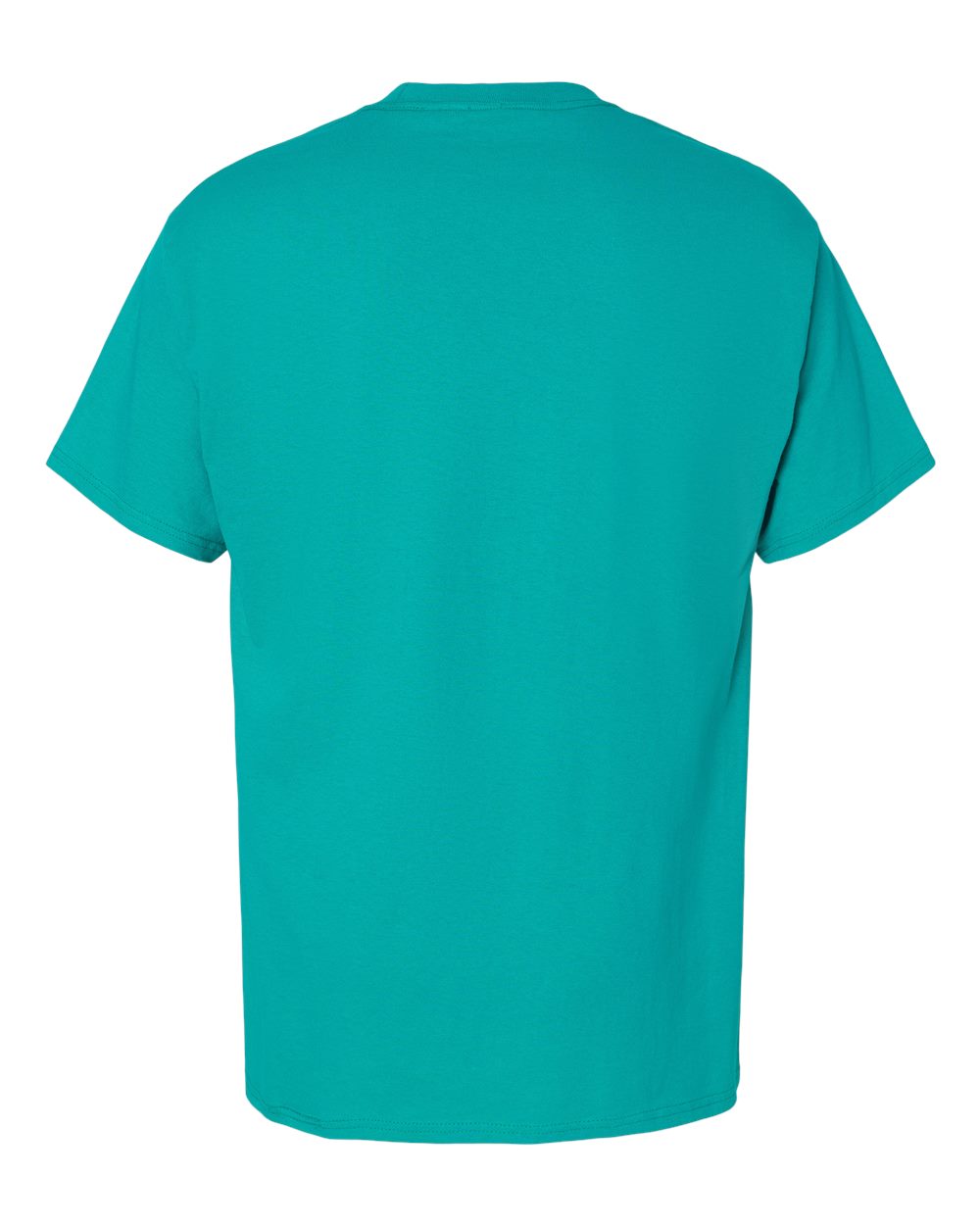 Rear View of Athletic Teal Essential-T T-Shirt - 5280
