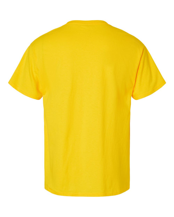 Rear View of Athletic Yellow Essential-T T-Shirt - 5280