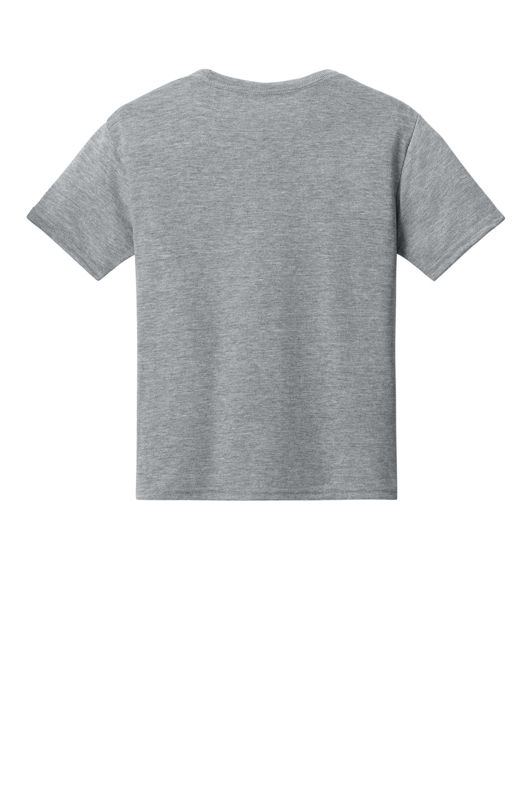 Rear View of AthlHthr Jerzees Youth Dri-Power 100% Polyester Tee 21B