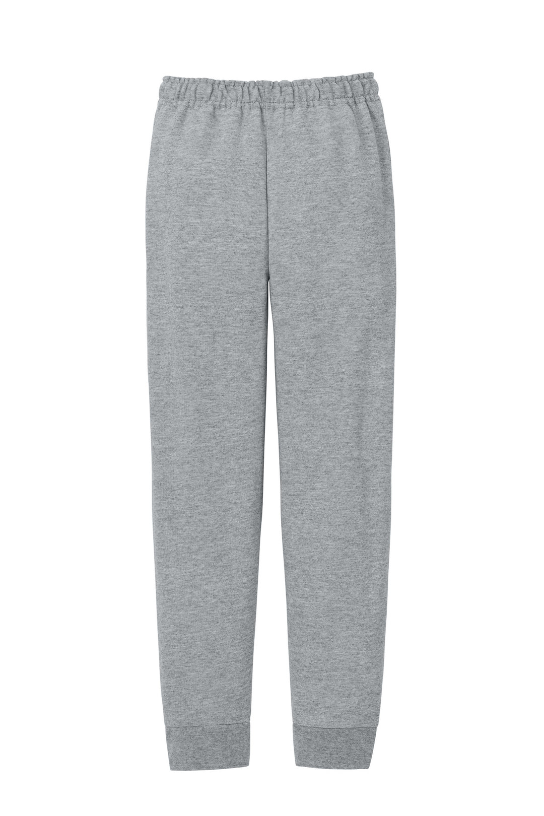 Rear View of AthlHthr Jerzees Youth NuBlend Jogger Sweatpant 975B
