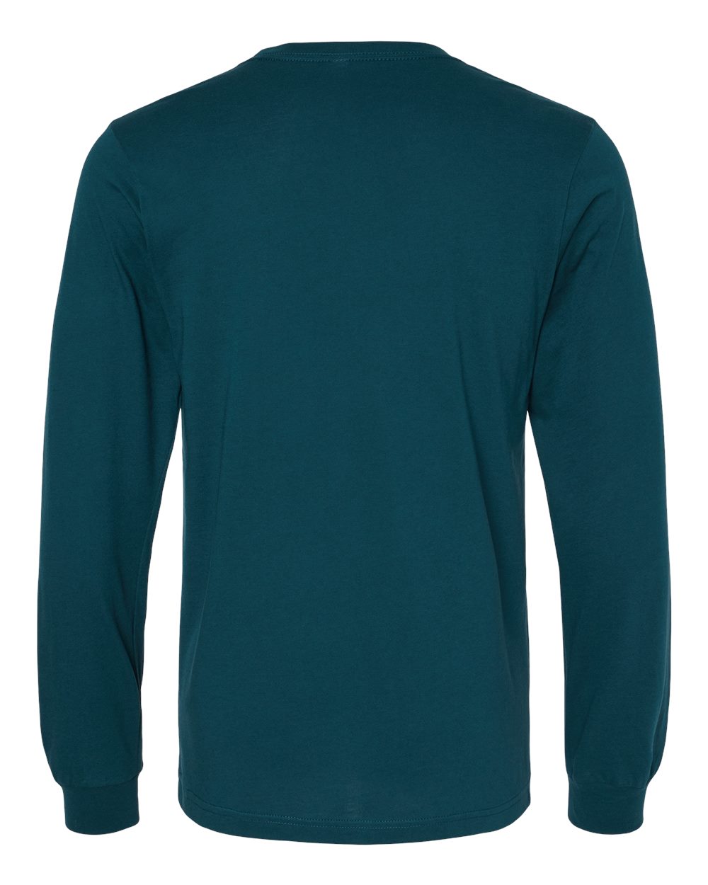 Rear View of Atlantic Jersey Long Sleeve Tee - 3501