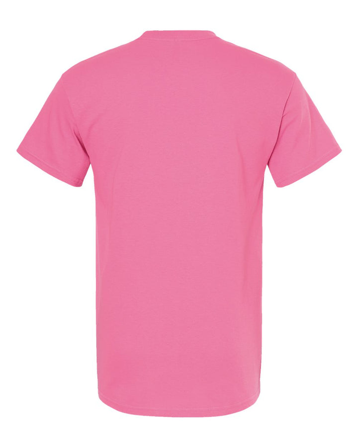 Rear View of Azalea Gold Soft Touch T-Shirt - 4800
