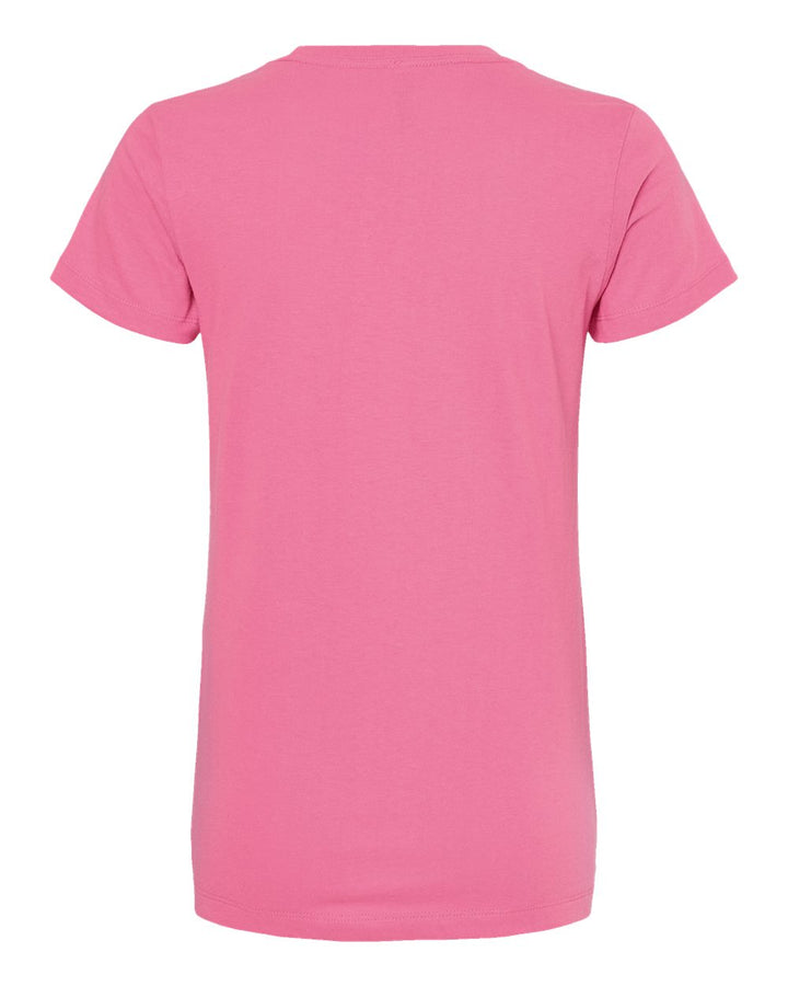Rear View of Azalea Women's Gold Soft Touch T-Shirt - 4810