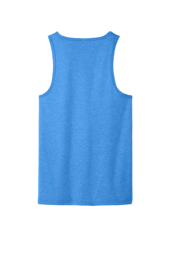 Rear View of AzureBlue Allmade Unisex Tri-Blend Tank AL2019