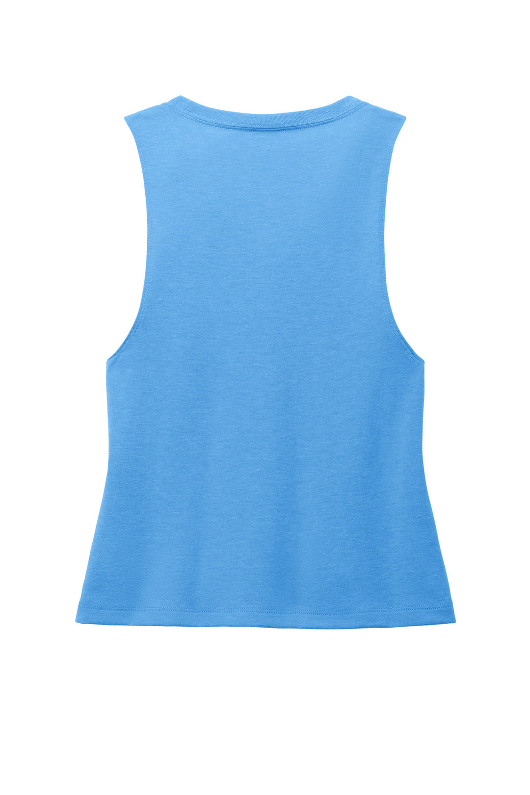 Rear View of AzureBlue Allmade Women's Tri-Blend Muscle Tank AL2020