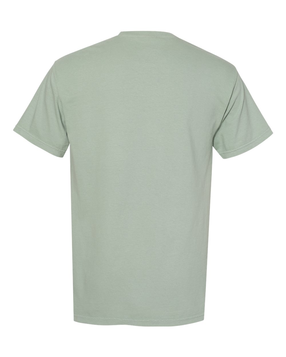 Rear View of Bay Garment-Dyed Heavyweight Pocket T-Shirt - 6030