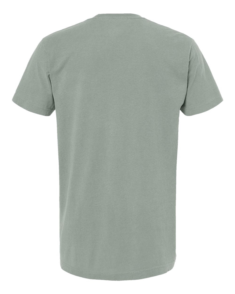 Rear View of Bay Vintage Garment-Dyed T-Shirt - 6500M