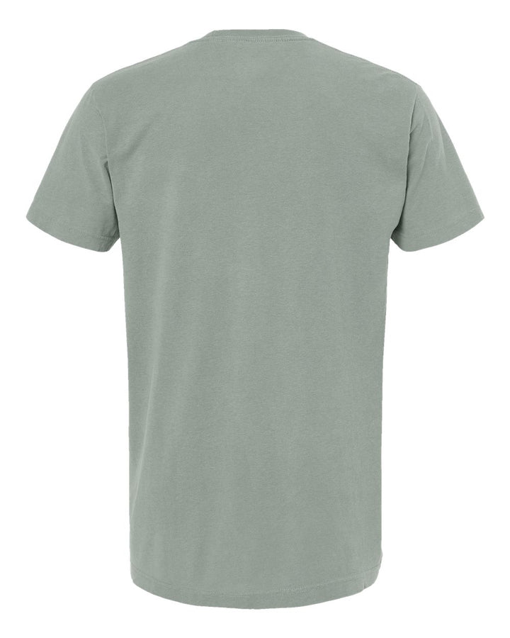 Rear View of Bay Vintage Garment-Dyed T-Shirt - 6500M