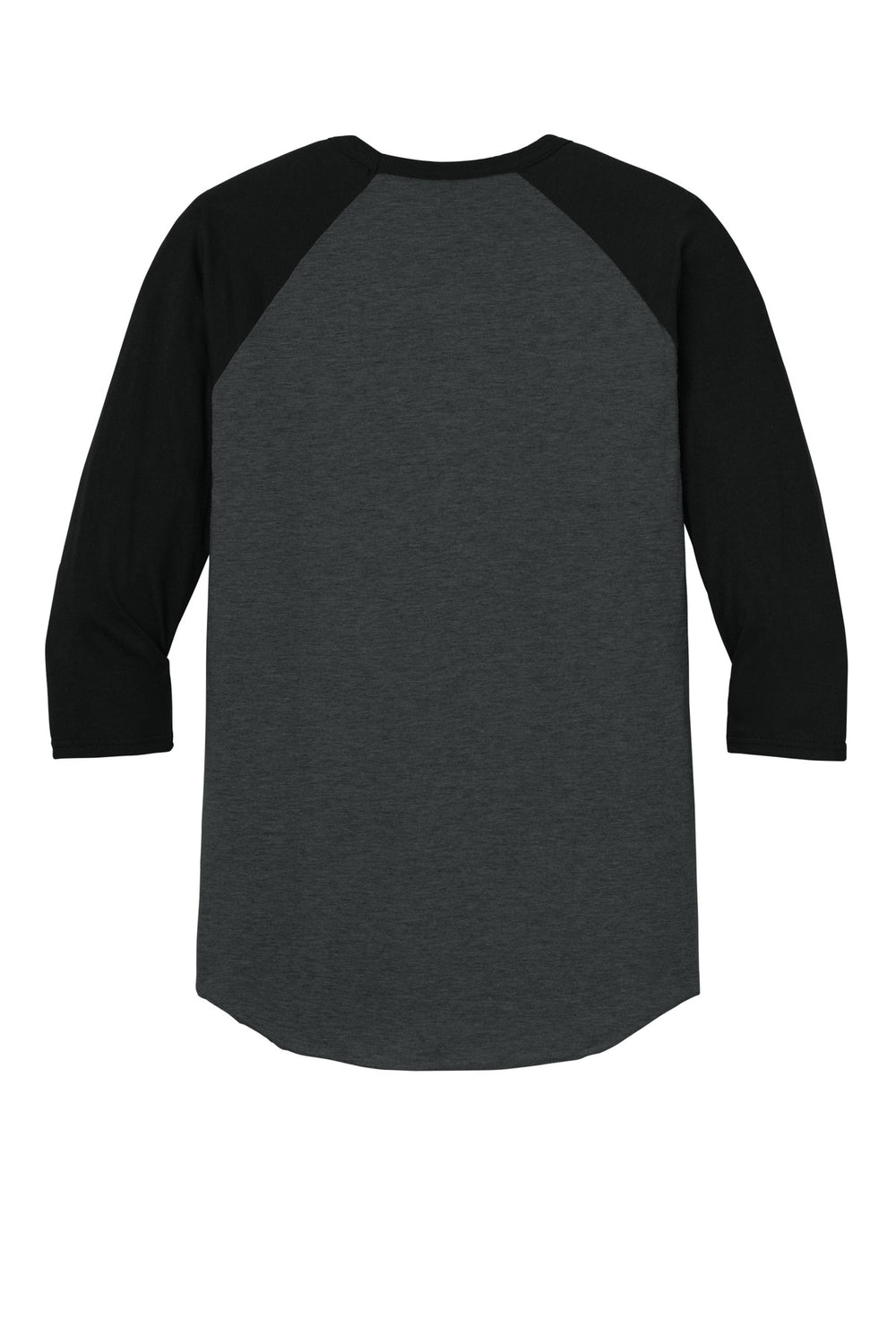 Rear View of BkIkH/BkIk Jerzees Unisex Premium Blend Combed Ring Spun 3/4-Sleeve Raglan 560R