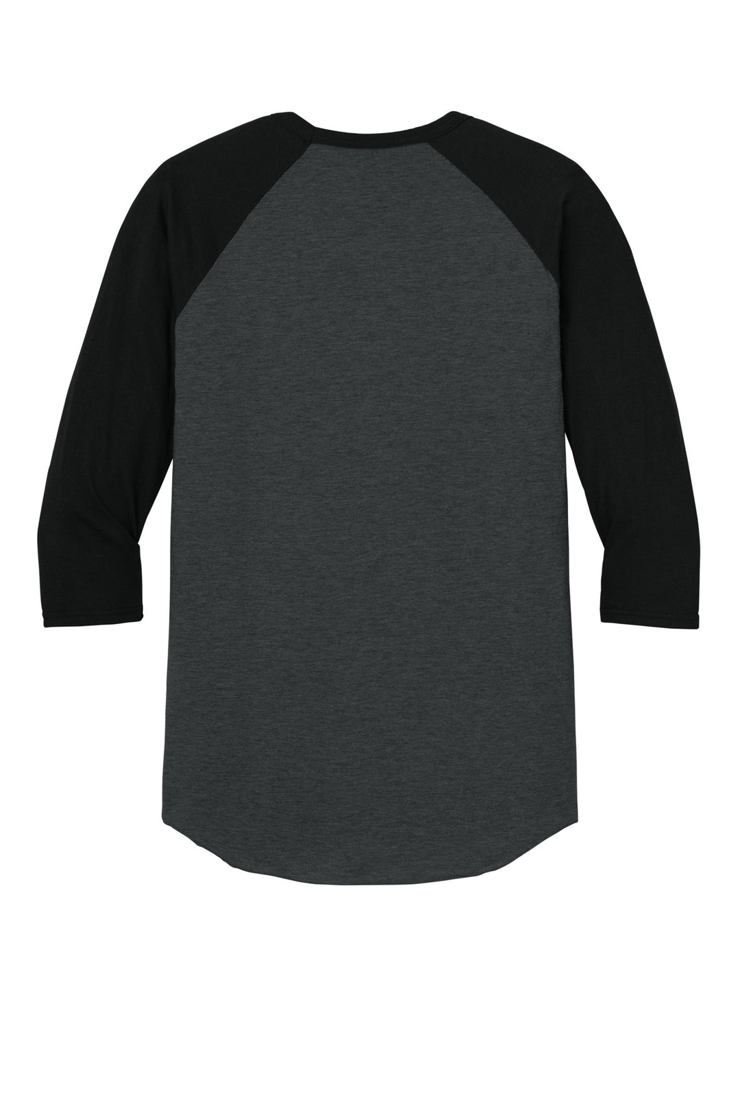 Rear View of BkIkH/BkIk Jerzees Unisex Premium Blend Combed Ring Spun 3/4-Sleeve Raglan 560R