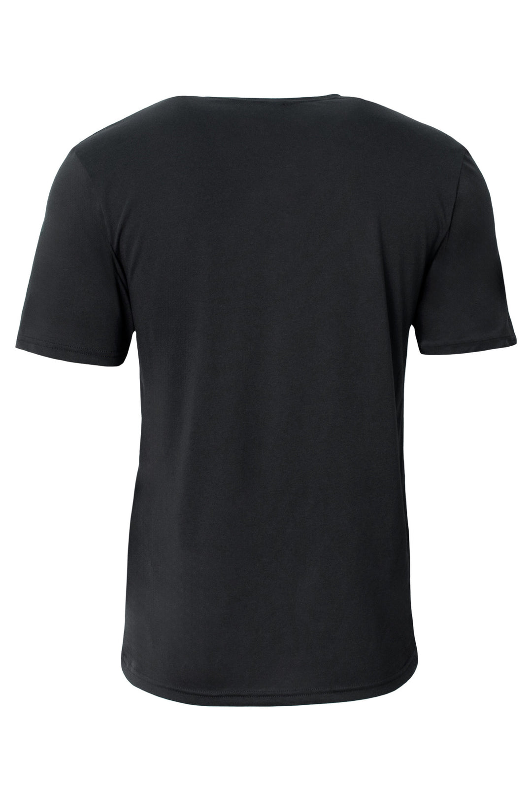 Rear View of Black A4 Softek Short Sleeve Tee A4N3013