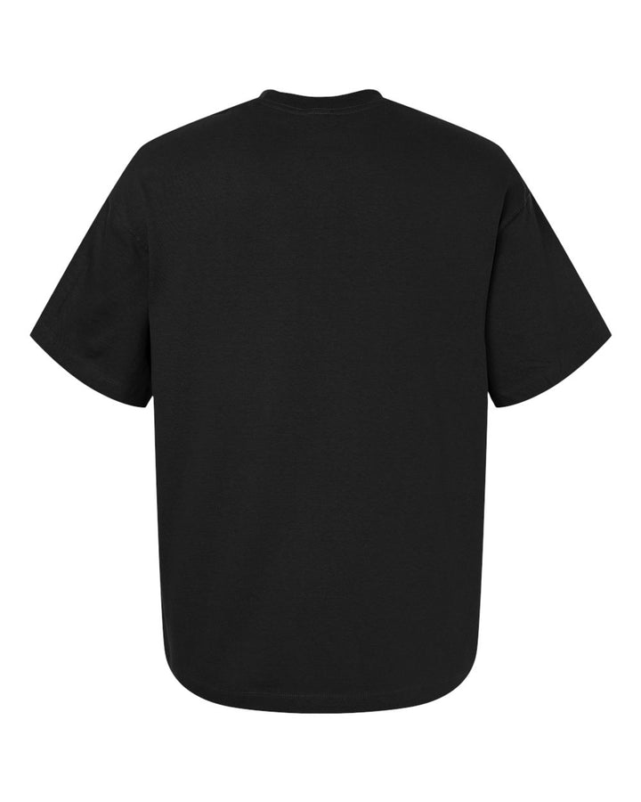 Rear View of Black Beefy-T® Retro Street T-Shirt - 5180R