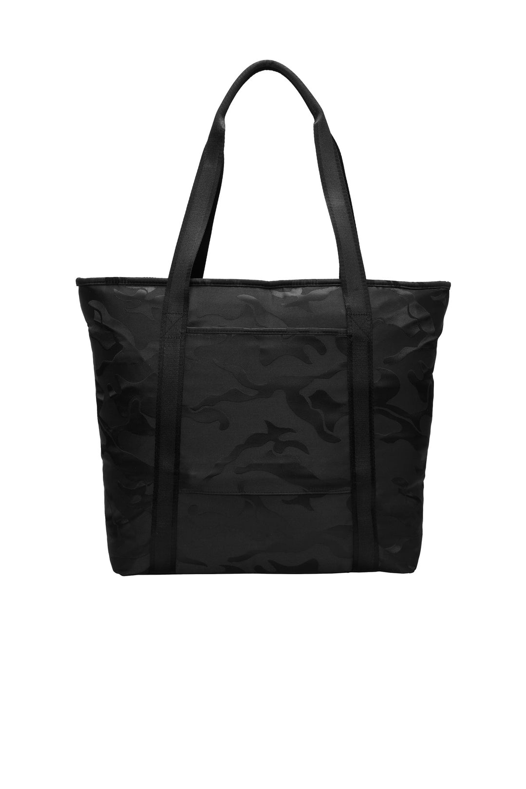 Rear View of Black Camo OGIO Downtown Tote. 94000