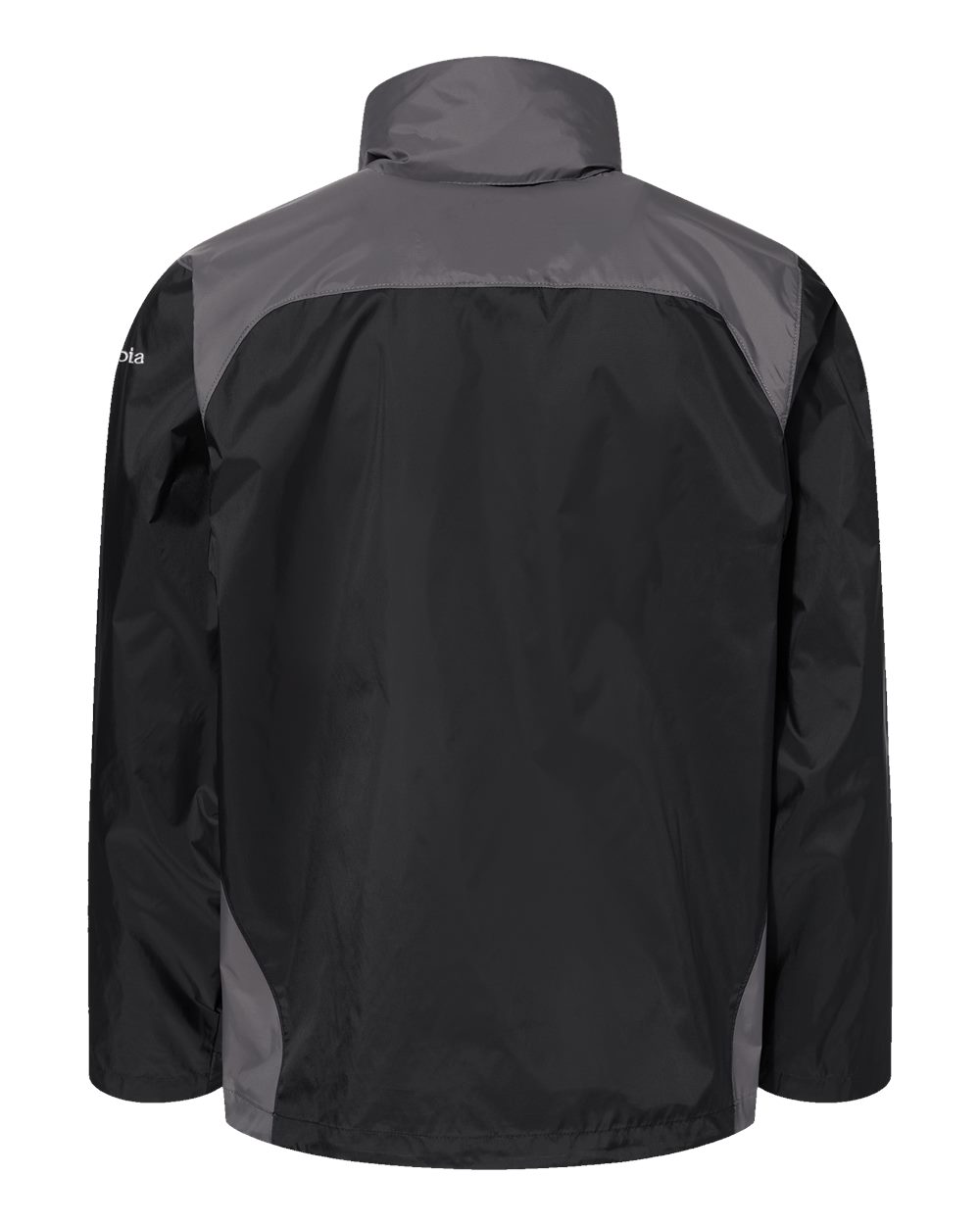 Rear View of Black/ City Grey Glennaker Lake™ II Rain Jacket - 212476