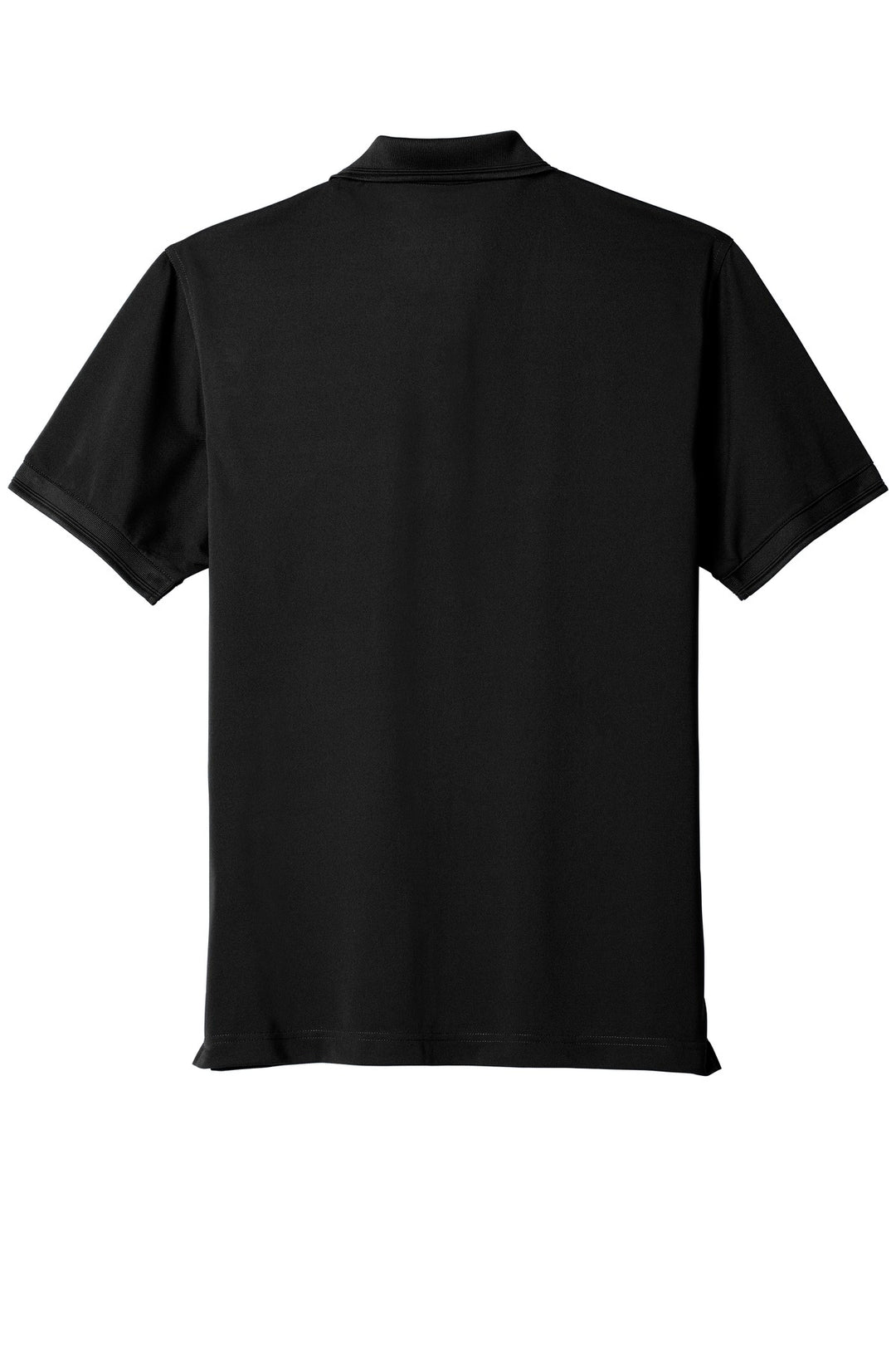 Rear View of Black CornerStone Industrial Snag-Proof Pique Pocket Polo. CS4020P