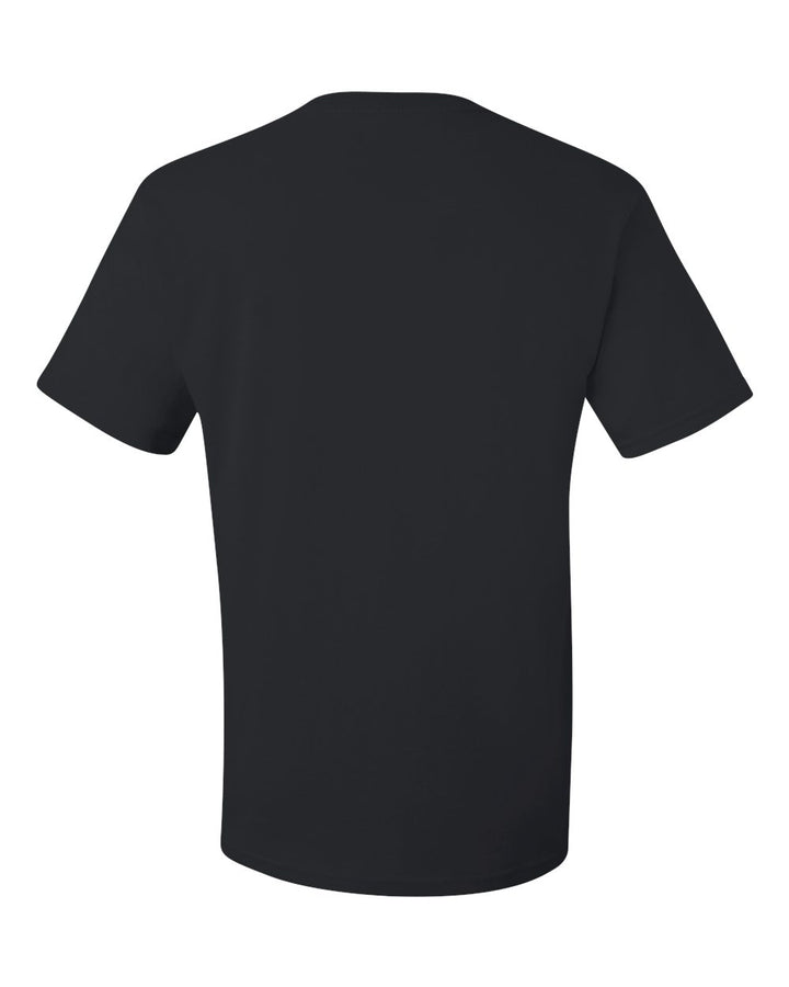 Rear View of Black Dri-Power® 50/50 T-Shirt - 29MR