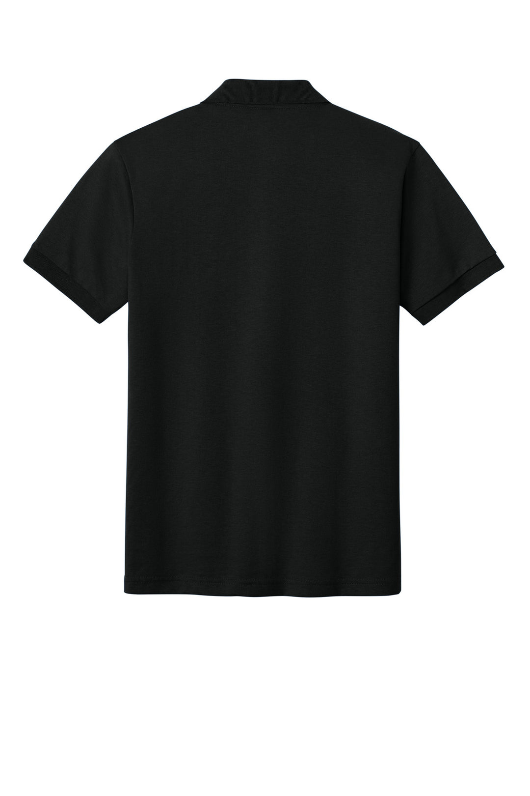 Rear View of Black Gildan - DryBlend 6-Ounce Jersey Knit Sport Shirt. 8800