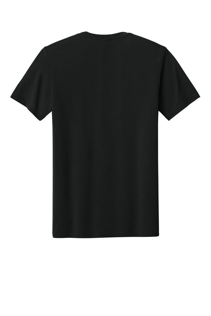 Rear View of Black Gildan Gildan Performance T-Shirt. 42000