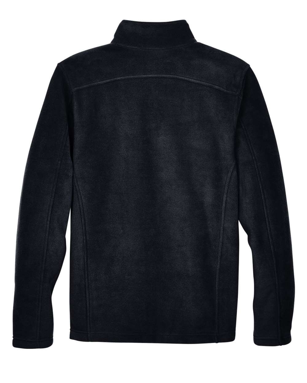 Rear View of Black Men's Journey Fleece Jacket - 88190