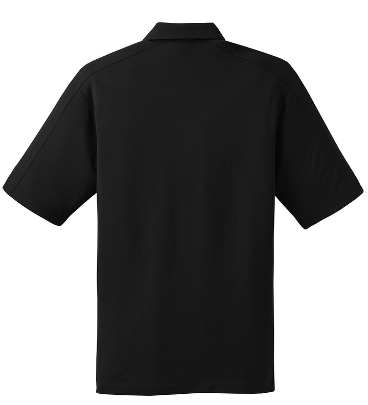 Rear View of Black Nike Tech Sport Dri-FIT Polo. 266998