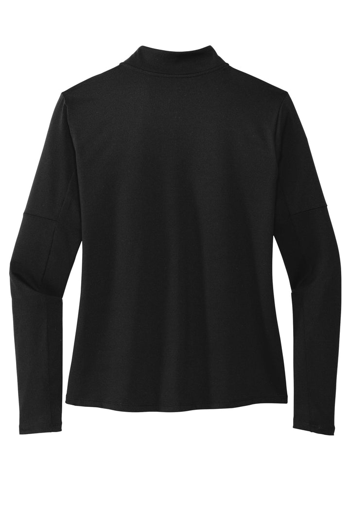 Rear View of Black Nike Women's Dri-FIT Element 1/2-Zip Top NKDH4951