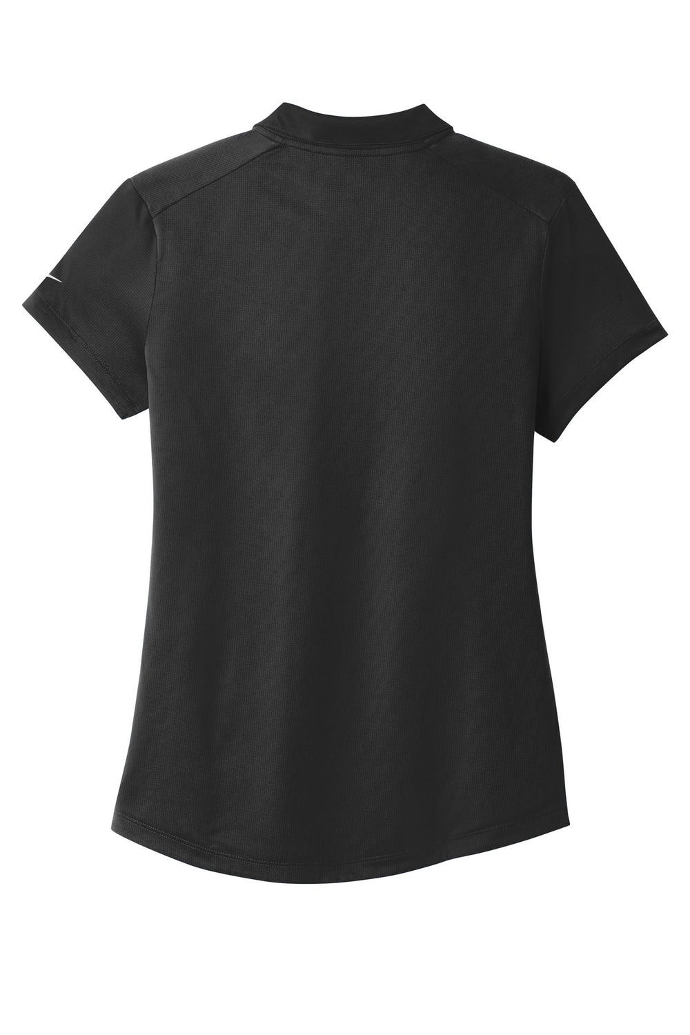 Rear View of Black Nike Women's Dri-FIT Legacy Polo. 838957