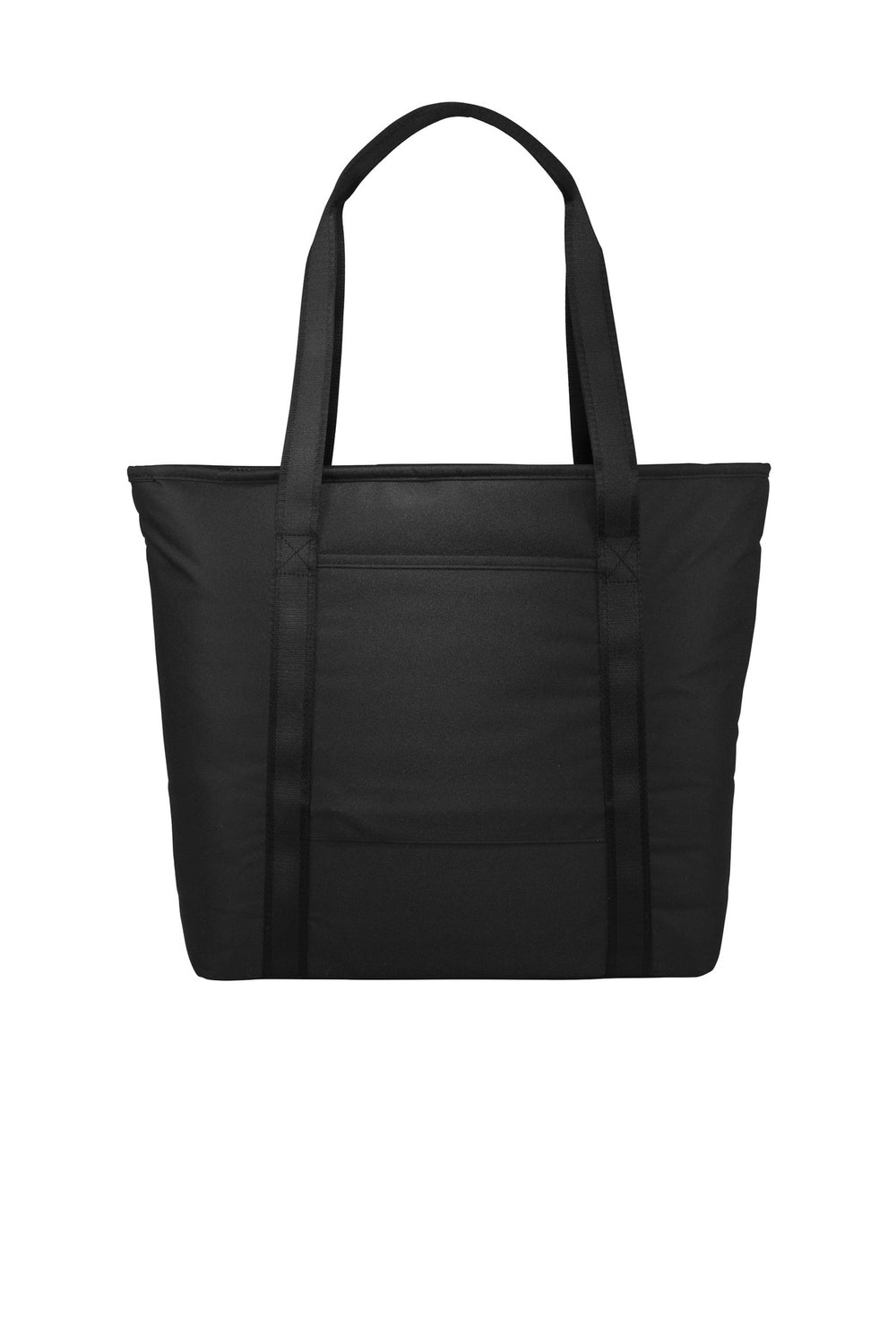 Rear View of Black OGIO Downtown Tote. 94000
