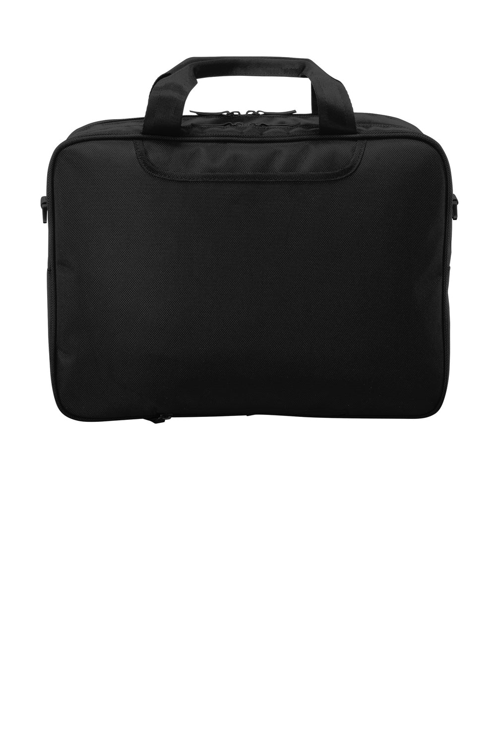 Rear View of Black Port Authority Exec Briefcase. BG323