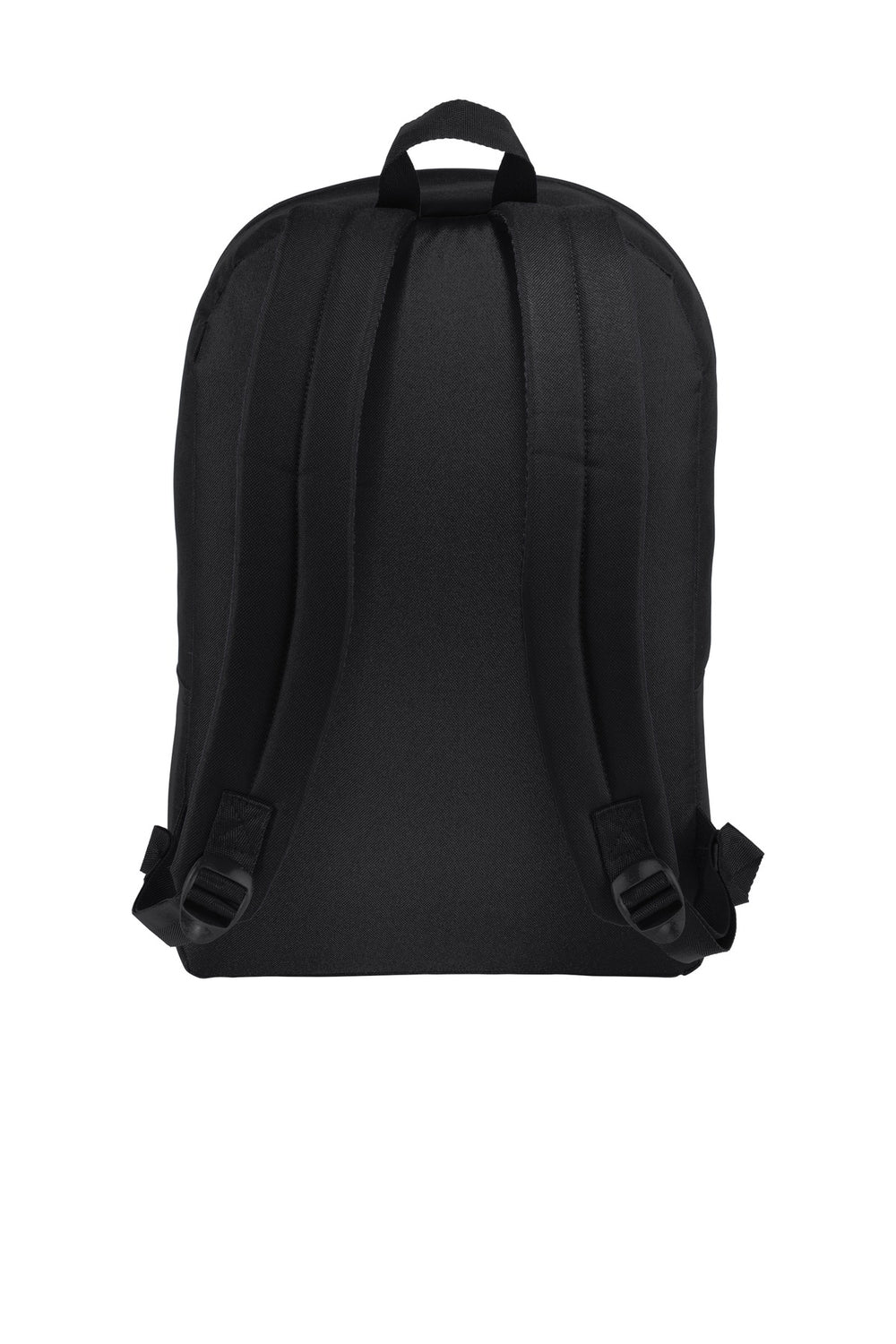 Rear View of Black Port Authority Retro Backpack BG7150