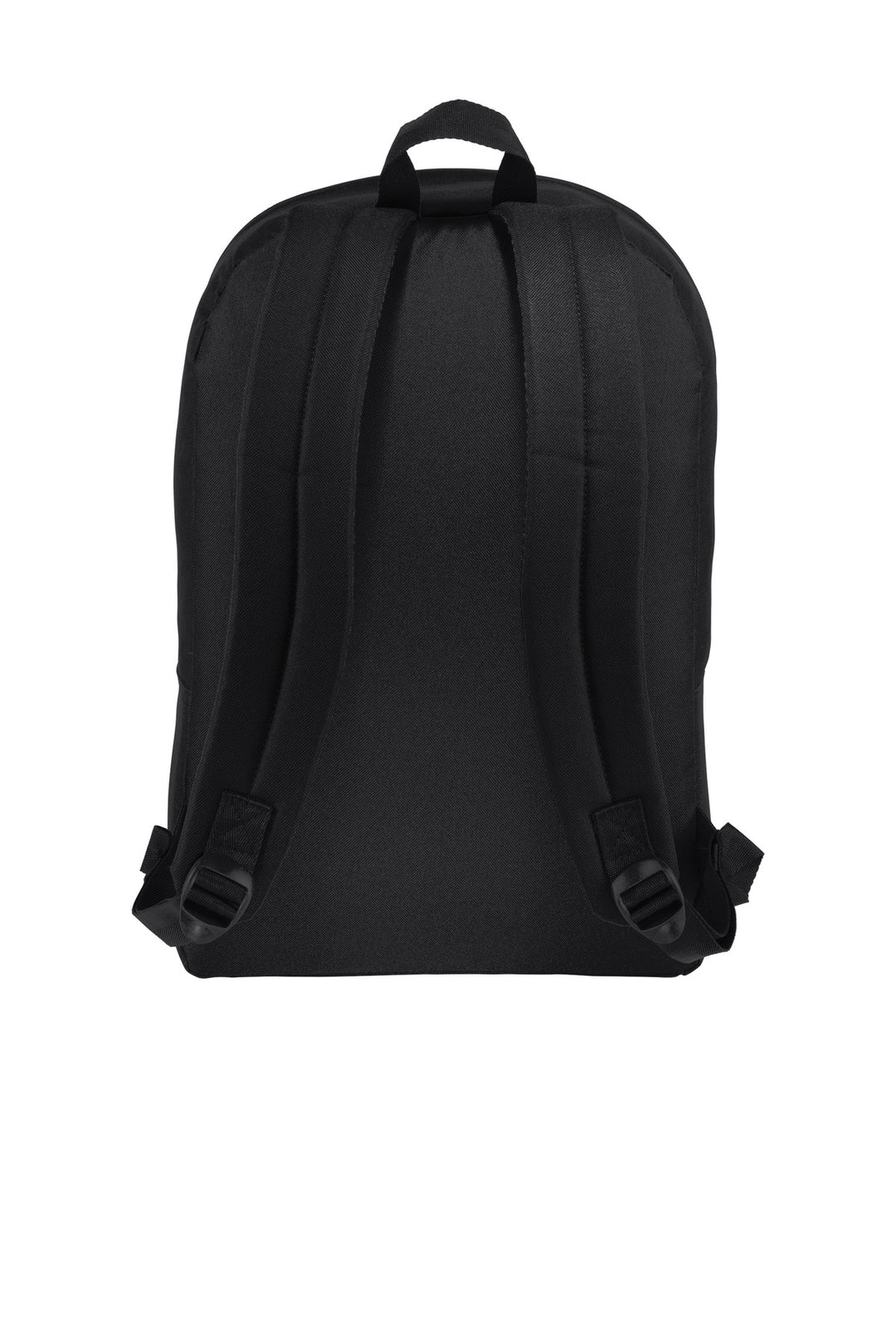 Rear View of Black Port Authority Retro Backpack BG7150