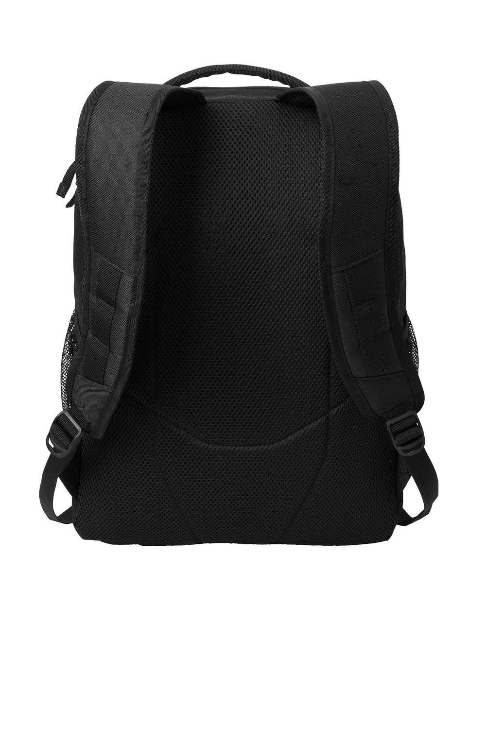 Rear View of Black Port Authority Transport Backpack BG232