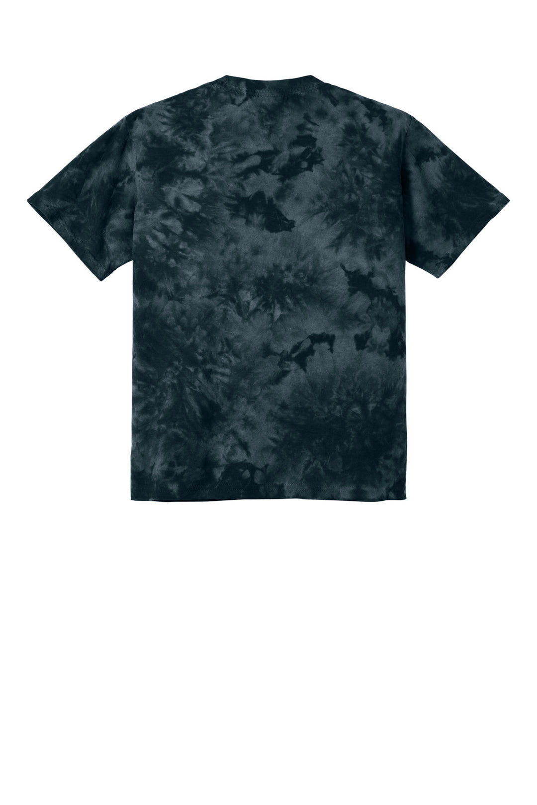 Rear View of Black Port & Company Youth Crystal Tie-Dye Tee PC145Y