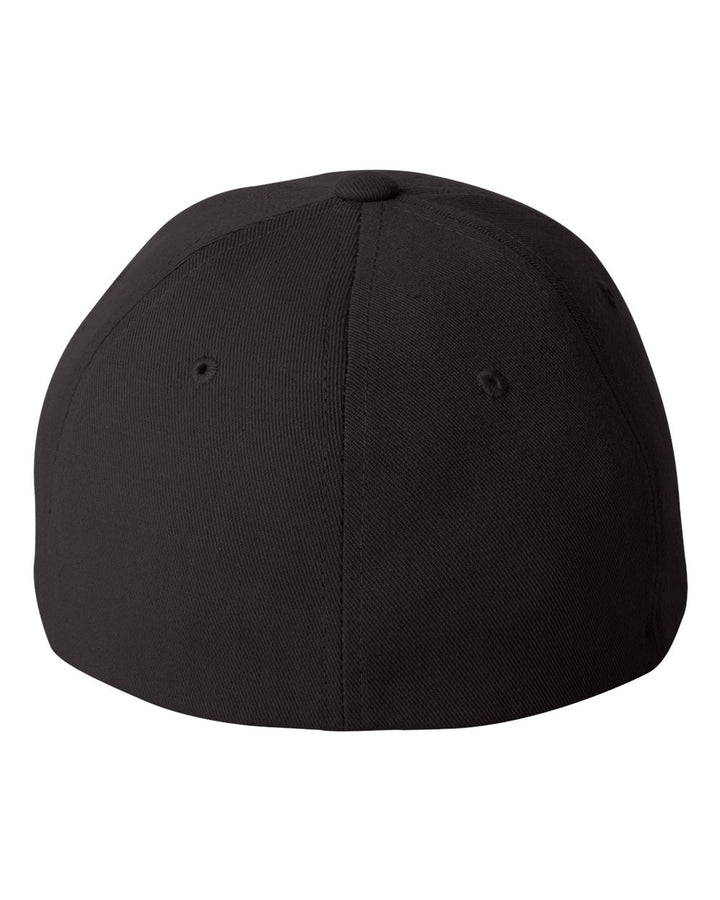 Rear View of Black Pro-Formance® Cap - 6580
