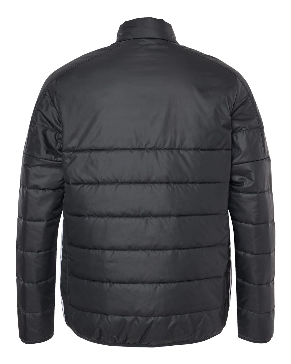 Rear View of Black Puffer Jacket - A570