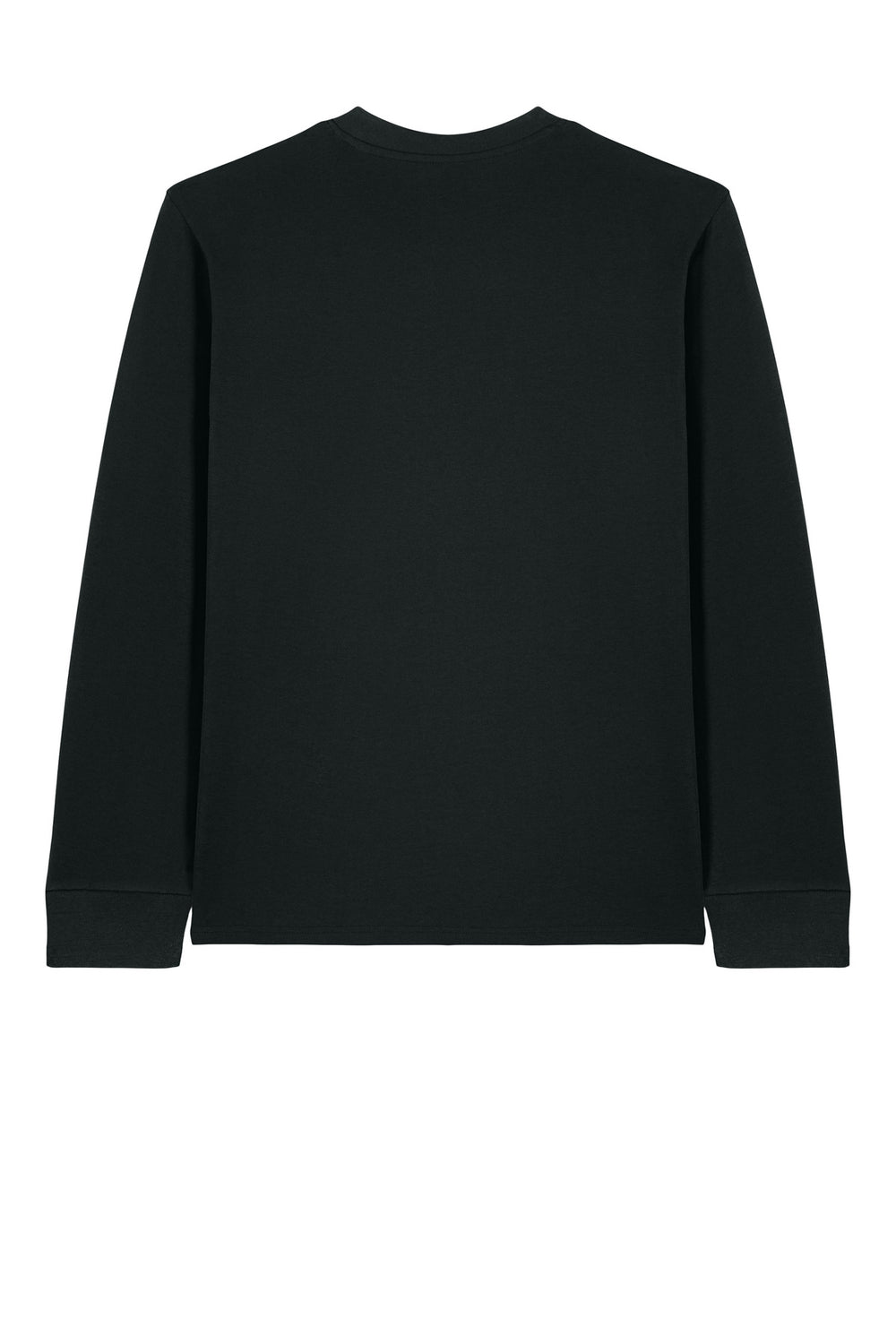 Rear View of Black Stanley/Stella Unisex Creator 2.0 Long Sleeve Tee SXU022