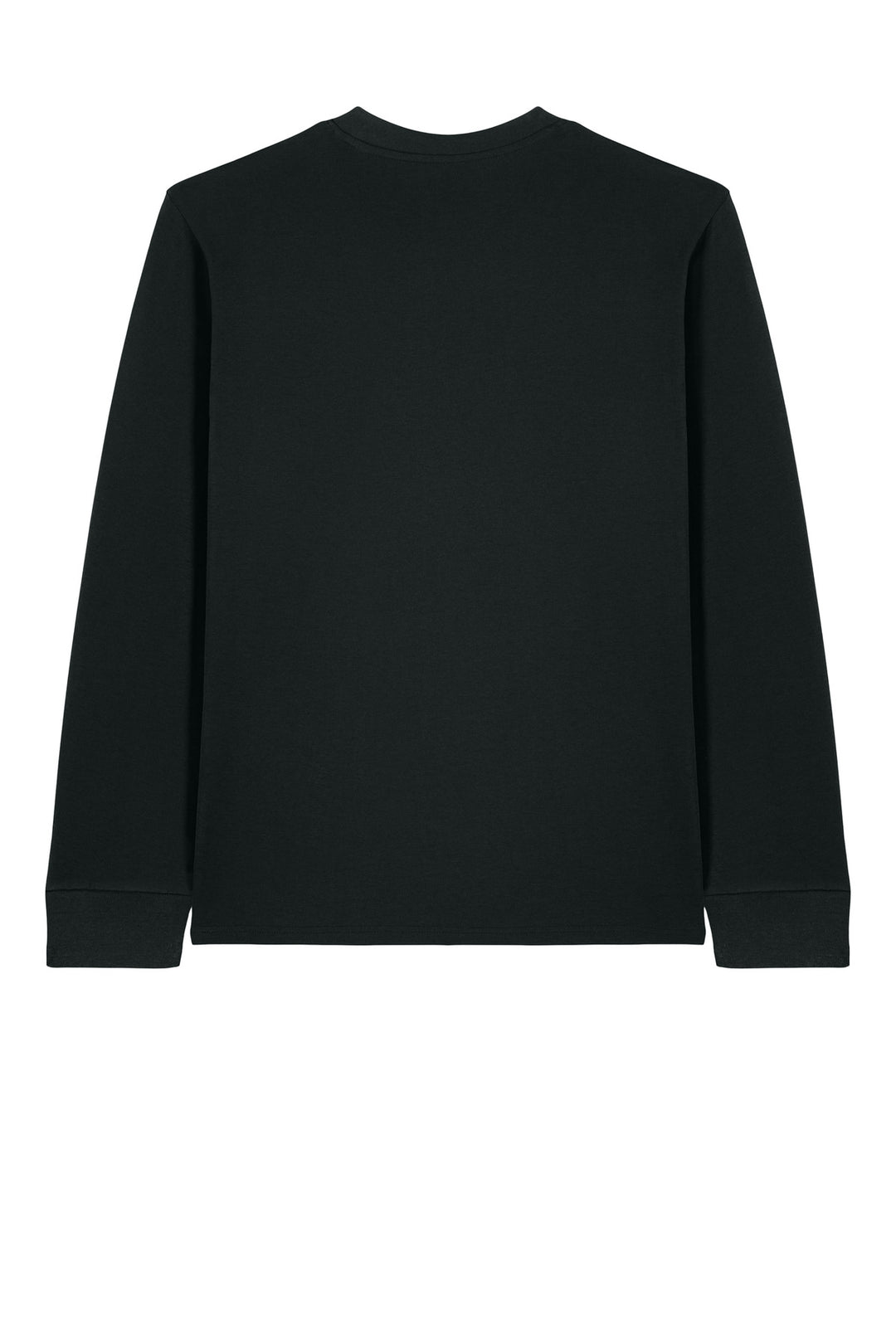 Rear View of Black Stanley/Stella Unisex Creator 2.0 Long Sleeve Tee SXU022